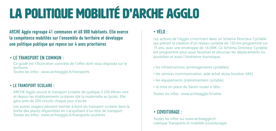 politique mobilité arche agglo