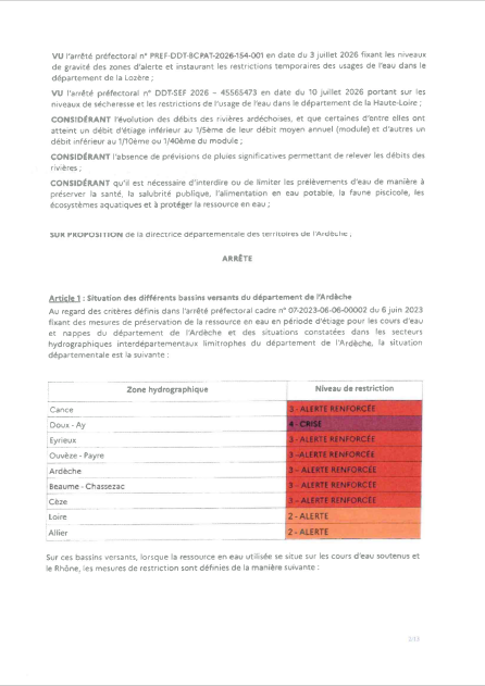 Arrété 07-2026 2